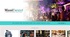 Desktop Screenshot of miamicurated.com
