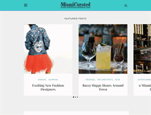 Tablet Screenshot of miamicurated.com